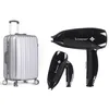 Image de BEPER P301ASC100 Sèche-cheveux de voyage, 1200W, Sèche-cheveux pliable, 3 Températures, 2 Vitesses, Petit et léger sèche-cheveux, Noir