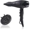 Image de BEPER P301ASC002 Sèche-cheveux professionnel 2200 W, sèche-cheveux à 2 vitesses, 3 températures, jet d'air froid - diffuseur de volume et concentrateur de style, moteur longue durée