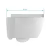 Image de Scarabeo Moon WC suspendu avec Clean Flush, version courte, 5524CLBK,
