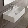 Image de Scarabeo Teorema Lavabo mural, 5002BK,