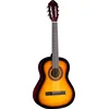 Image de EKO GUITARS - CS-5 SUNBURST Guitare Classique Série Studio Taille 3/4, Table en Agathis, Éclisses et Fond en Tilleul Laminé, Manche en Acajou et Touche en Bouleau, Housse Incluse, Couleur Sunburst