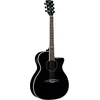 Image de EKO GUITARS   NXT A100CE SEE THROUGH BLACK, Guitare Acoustique, Table en Épicéa, Éclisses et Fond en Acajou, Touche en Roupanà Sud-Américain, Dreadnought Cutaway, Couleur Noir