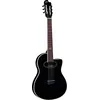 Image de EKO GUITARS   NXT NYLON N100CE SEE THROUGH BLACK, Guitare Classique Électrifiée Cutaway, Table Épicéa, Eclisses, Fond et Manche Acajou, Touche South American Roupanà, Mensur 650 mm, Couleur Noir