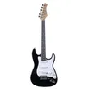Image de EKO GUITARS   Guitare Électrique ST 100 3/4, Corps en Peuplier, Manche en Érable, Touche WPC 21 Frettes, 3 Micros Single-Coil, Pont Tremolo, Mensur 580 mm, Couleur Noir