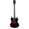 Image de EKO GUITARS   DV 300 Guitare Électrique, Corps en Peuplier, Manche en Érable, Touche en Laurel, 2 Humbuckers, Pont Tune O Matic, 22 Frettes, Couleur Rouge