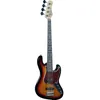 Image de EKO GUITARS   Basse Électrique JB 100 3/4, Corps Peuplier, Manche Érable, Touche Laurel 21 Frettes, 2 Micros Jazz Bass, Chevalet Vintage, Diapason 761 mm, Couleur Sunburst
