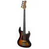 Image de EKO GUITARS   Basse Électrique JB-300, Corps en Peuplier, Manche en Érable, Touche en Laurier avec 21 Frettes, 2 Micros JB, Chevalet Vintage 4 Cordes, Diapason 868 mm, Couleur Sunburst
