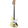 Image de EKO GUITARS   Basse Électrique JB 300, Corps en Peuplier, Manche en Érable, Touche en Laurier, 2 Micros JB, Pont Vintage, 21 Frettes, Couleur Cream