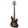 Image de EKO GUITARS   Basse Électrique JB 300, 5 Cordes, Corps en Peuplier, Manche en Érable, Touche en Laurier, 2 Micros JB Single Coil, Pont Vintage, 21 Frettes, Couleur Sunburst