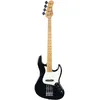 Image de EKO GUITARS   JB 401 Basse Électrique, Corps en Paulownia, Manche en Érable Américain, Touche en Érable 21 frettes, 2 Micros JB Single-Coil, Chevalet Vintage, Diapason 868 mm, Couleur Noir