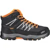 Image de CMP Rigel Mid Trekking Chaussures WP, Marche, Antracite Flash Orange, 30 EU