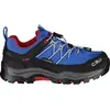 Image de CMP Kids Rigel Low Trekking Shoes WP Mixte Enfant Chaussures de randonnée, Bleu Gris Rouge Cobalto Stone Fire, 28 EU