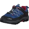 Image de CMP Kids Rigel Low Trekking Shoes Kids WP Mixte Enfant Chaussures de randonnée, Bleu Gris Rouge Cobalto Stone Fire, 40 EU
