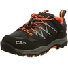 Image de CMP Kids Rigel Low Trekking Shoes Kids WP Mixte Enfant Chaussures de randonnée, Gris Orange Vif Antracite Flash Orange, 40 EU