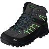 Image de CMP Moon Mid Chaussures de randonnée, Marche Homme, Grey Verde Fluo, 46 EU