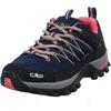 Image de CMP Rigel Low WMN Trekking Shoe WP Femme Chaussures de randonnée, Bleu Rose Corail, 38 EU