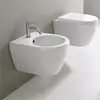 Image de Scarabeo Moon Bidet, version courte, 5525BK,