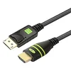 Image de Techly DisplayPort to HDMI Cable Converter 5 m ICOC DSP-H-050   Câble adaptateur vidéo (DisplayPort, HDMI, Male/Male, Nickel, Black, Polyvinyl chloride (PVC)