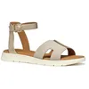 Image de Geox Femme D DANDRA B Sandale Plate, Lt Gold/Lt Taupe, 40 EU