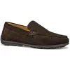 Image de Geox Homme U SPHERICA EC16 A Mocassin, Dark Brown, 46 EU