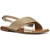Image de Geox Sandales plates pour femme D Sozy Plus E Doré/doré LT, taille 38 EU