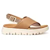 Image de Geox D XAND 2.1S E Wedge Sandales pour femme Beige/beige foncé Taille 38 EU