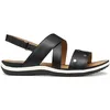 Image de Geox Femme Vega B Sandales Plates, Noir, 37 EU