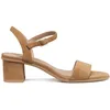Image de Geox D AURELY 50 B Sandales à talons pour femme, cognac, 40 EU