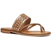 Image de Geox Femme D Maddalusiac G Sandales Plates, Camel Bronze, 40 EU