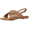 Image de Geox Femme D Maddalusiac N Sandales Plates, Camel Bronze, 38 EU