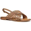 Image de Geox Femme D Maddalusiac N Sandales Plates, Camel Bronze, 41 EU