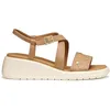Image de Geox Femme D Meliconia A Sandales compensées, Beige, 37 EU