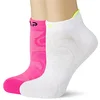 Image de CMP - Chaussettes de fitness ultralégères, Blanc-Rose Fluo, 39/42