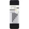 Image de Moleskine Graphite Drawing Pencil Set (5 Graded Pencils), Black, Grey