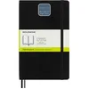 Image de Moleskine Carnet Classic Extended A5, Pages Blanches, Couverture Souple et Fermeture Elastique, Format Large 13 x 21 cm, 400 pages, Couleur Noir