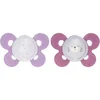 Image de Chicco Physio Comfort Night 16-36 m tétine Stars/Bear 2 pcs