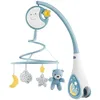 Image de Chicco Next2Dreams Mobile pour Lit Bébé avec Lumières et Musique 3 en 1 - Compatible avec le Berceau Next2Me, avec Effets Sonores, Projecteur de Lumière Nocturne Douce et Musique - 0 Mois et +, Bleu