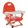 Image de Chicco Pocket Snack Rehausseur de Chaise pour Enfants 6 Mois-3 Ans (15 kg), Chaise Haute Portable pour Repas, Siège de Voyage avec Fermeture Compacte, Plateau Amovible, Rouge