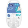 Image de CHICCO, Tétine Physio Silicone - X2, Taille: Moyen Moyen