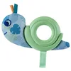 Image de Chicco Peluche Baby Lumaca ECO+, Trillino en tissu, plastique et polyester recyclé, stimulation tactile, jeu pour bébé, 3-24 mois