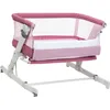 Image de Chicco Next2Me Pop Up, Berceau Bébé, Berceau Bébé Cododo, Fermeture Compacte, Transportable Partout, Bord Ouvrable, Hauteur Réglable, Matelas et Sac de Voyage Inclus, Rose