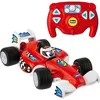 Image de Chicco Voiture Télécommandée Tom, se déplace dans 4 directions, télécommande infrarouge avec 4 boutons directionnels, sons de voitures de sport, voiture radiocommandée, jouet pour enfants 2 à 6 ans