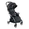 Image de Chicco, Goody Plus Graphite, Poussette 0 Mois-4 Ans, Fermeture Automatique et Compacte, Capote Extensible avec Traitement UV50+ Anti-pluie, Dossier Inclinable et Réglable en 3 Positions, Repose-jambes