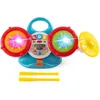 Image de Chicco, Ma première Batterie, Jeu Musical électronique, Deux Tambours et Une cymbale, 2 Baguettes incluses, Plus de 35 Sons et mélodies, 5 Niveaux de Volume, lumières colorées, 3 Modes de Jeu, 18-36m