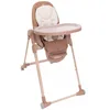 Image de Chicco Polly Armonia Chaise Haute Bebé Évolutive, pour Enfants de 0 Mois à 40 kg, 9 Niveaux de Hauteur, 3 Positions d'Inclinaison, Repose-Pieds Réglables, Pliage compact, 4 Roues, Rouge