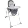 Image de Chicco Polly Armonia Chaise Haute Bebé Évolutive, pour Enfants de 0 Mois à 40 kg, 9 Niveaux de Hauteur, 3 Positions d'Inclinaison, Repose-Pieds Réglables, Pliage compact, 4 Roues, Gris Foncé