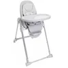 Image de Chicco Polly Armonia Chaise Haute Bebé Évolutive, pour Enfants de 0 Mois à 40 kg, 9 Niveaux de Hauteur, 3 Positions d'Inclinaison, Repose-Pieds Réglables, Pliage compact, 4 Roues, Gris Clair