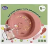 Image de Chicco Coffret Repas Composé de Tasse Training Cup, Première Cuillère, Plat Hot Brew, Âge 6 mois +, 0% BPA, Rose