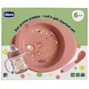 Image de CHICCO, Coffret Repas 6m+, Rose