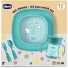 Image de CHICCO, Coffret Repas 12m+, Bleu Clair